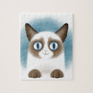 Puzzle Curieux Siamese Kitten