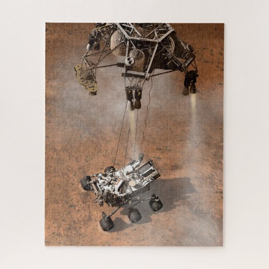 Puzzle Curiosity Arrivant Sur La Surface Martienne. (Vertical)