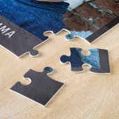 Puzzle Custom 4 Photo Collage Chalkboard Best Aunt Ever (Côté)