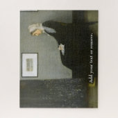 Puzzle Custom art, "Whistler's Mother" Whistler, 1871. (Vertical)