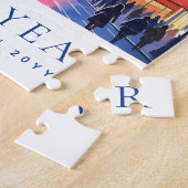 Puzzle Custom Happy New Year New York City Fireworks (Côté)