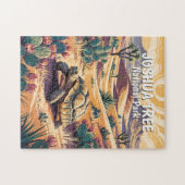 Puzzle Custom Joshua Tree Tortoise Retro Desert Landscape (Horizontal)