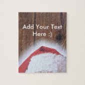 Puzzle Custom Joyeux Noël Eve, Casquette de Père Noël (Vertical)