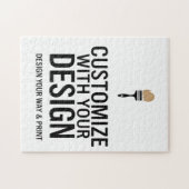 Puzzle Custom Minimalist Personalized Company Branded (Horizontal)