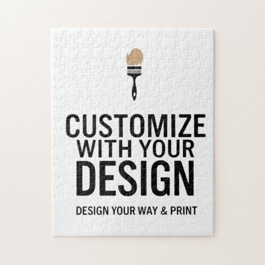 Puzzle Custom Minimalist Personalized Company Branded (Vertical)