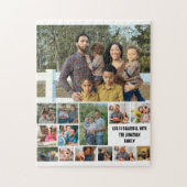 Puzzle Custom Modern Family 14 Photo Collage Modèle (Vertical)