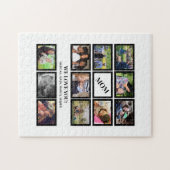 Puzzle Custom Modern Mom Mothers Day 11 Photo Collage (Horizontal)