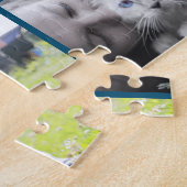 Puzzle CUstom Multi photo avec nom de famille photo (Côté)