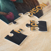 Puzzle Custom Name Vacation Cat (Côté)