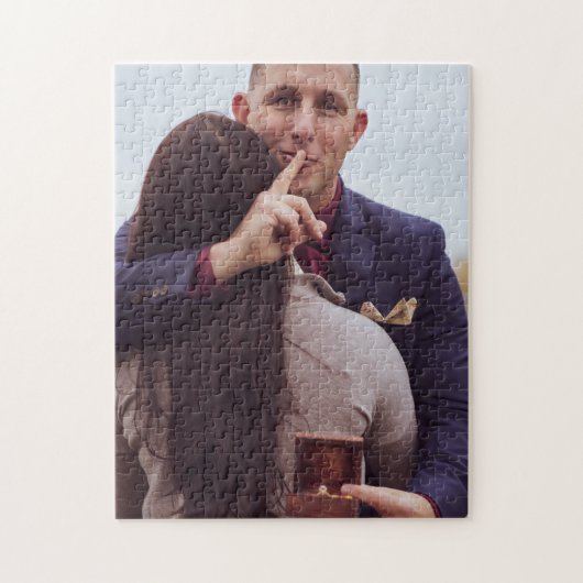 Puzzle Custom photo engagement (Vertical)