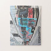 Puzzle Custom Toronto Bus Street Car Light Rail Cityscape (Vertical)