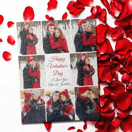 Puzzle Custom Valentine's Day Romantic Love Photo Collage