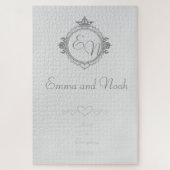 Puzzle Customiser les noms, initiales et phrase Aimer (Vertical)