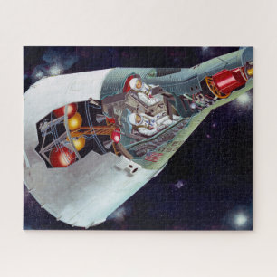 Puzzle Cutaway Un Appareil Spacecraft Gemini À Deux Perso