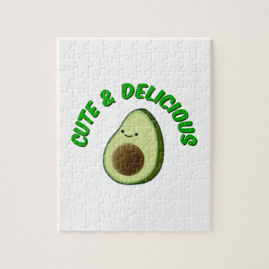 Puzzle Cute And Delicious Avocado (Vertical)