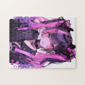 Puzzle Cute Anime Goth Girl (Horizontal)