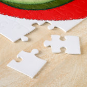 Puzzle Cute Avocado Dans Le Coeur Rouge (Côté)