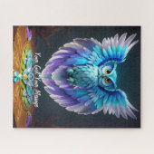 Puzzle Cute Beautiful Colorful Owl (Horizontal)