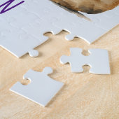 Puzzle Cute Bunnies Garçon Personnalisé Pâques (Côté)