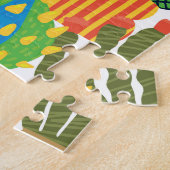 Puzzle Cute Cactus : Coloré Fun sans couture (Côté)