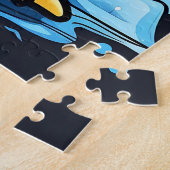 Puzzle Cute Cartoon Penguin Cold (Côté)