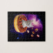 Puzzle Cute Chat À L'Intérieur De Donut Dans L'Espace Ama (Horizontal)
