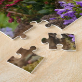 Puzzle Cute chaton gingembre dans un jardin (Côté)