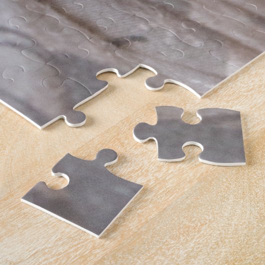 Puzzle Cute chaton noir et blanc (Côté)