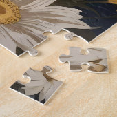 Puzzle Cute Chih Tzu Chien Blanc Fleurs De Faisée (Côté)