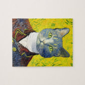 Puzzle Cute Coloré Van Gogh Chat (Horizontal)