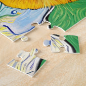 Puzzle Cute Coloré Van Gogh Chat (Côté)