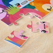 Puzzle Cute Colorful Cartoon People Characters (Côté)