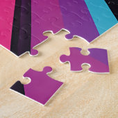 Puzzle Cute Cosmic Souris Vibrant Surreal Arc-en-ciel (Côté)