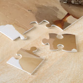 Puzzle Cute Country Water-Color Duck In A Wheelbarrow (Côté)