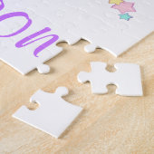 Puzzle Cute Custom Personalized Magical Rainbow Unicorn (Côté)