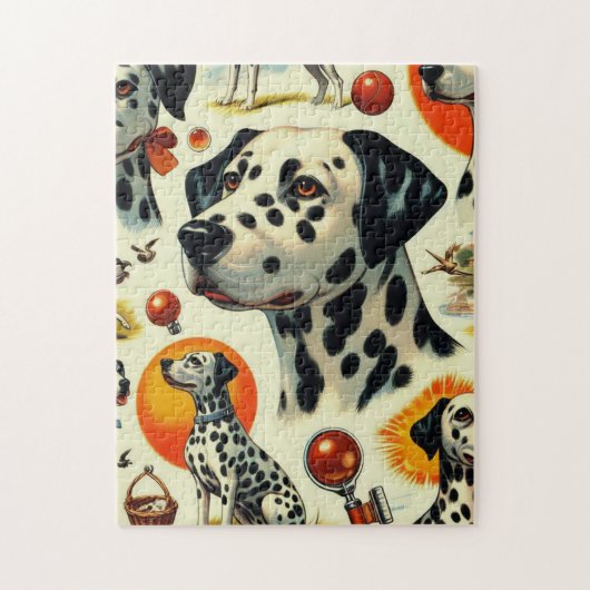 Puzzle Cute Dalmatien sans joint (Vertical)