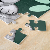 Puzzle Cute de chat et pointe joueuse à partir d'une poch (Côté)