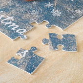 Puzzle Cute Deer Snowflake Joyeux Noël Enfants (Côté)