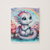 Puzzle Cute Dragon (Vertical)