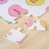 Puzzle Cute drôle girly conversation personnalisée bonbon (Côté)