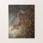 Puzzle Cute Fawn dans la forêt (Vertical)