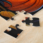 Puzzle Cute Festive Haunted House | Bonne Halloween (Côté)