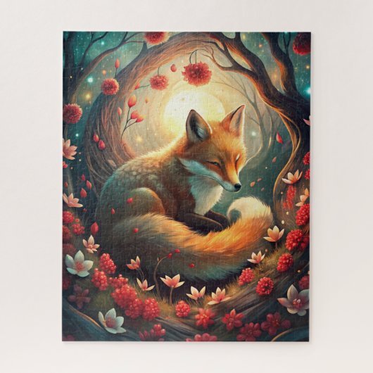 Puzzle Cute Fox (Vertical)