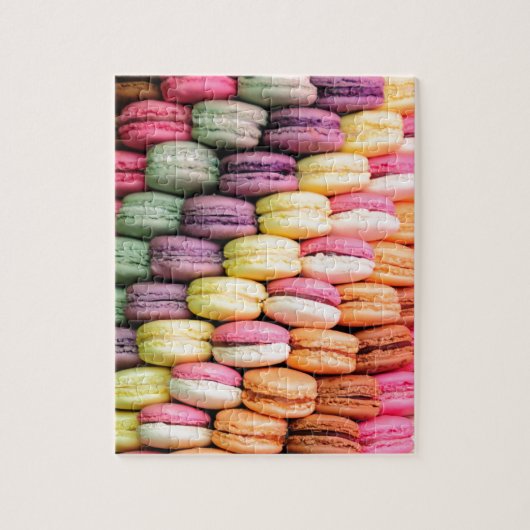 Puzzle Cute French Macaron Cookies (Vertical)