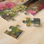 Puzzle Cute Frenchie Paris Café Peinture à l'huile (Côté)