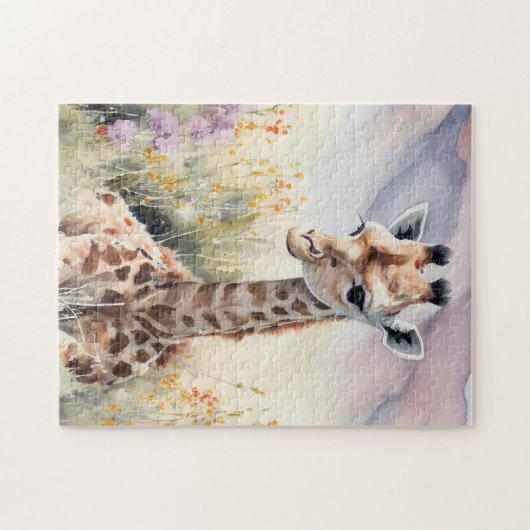Puzzle Cute Giraffe (Horizontal)