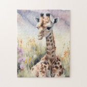 Puzzle Cute Giraffe (Vertical)