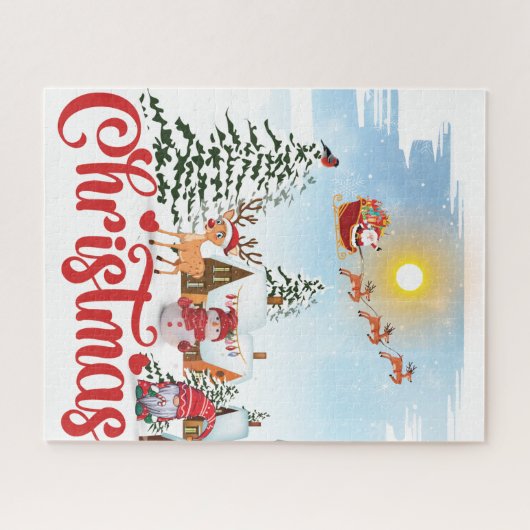 Puzzle Cute Gnome (Horizontal)