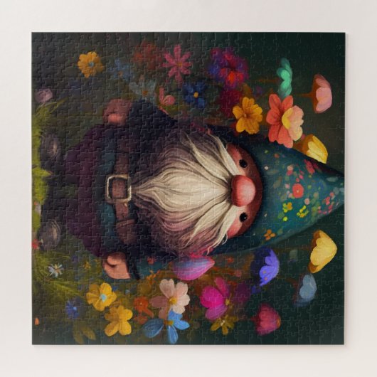 Puzzle Cute Gnome (Horizontal)