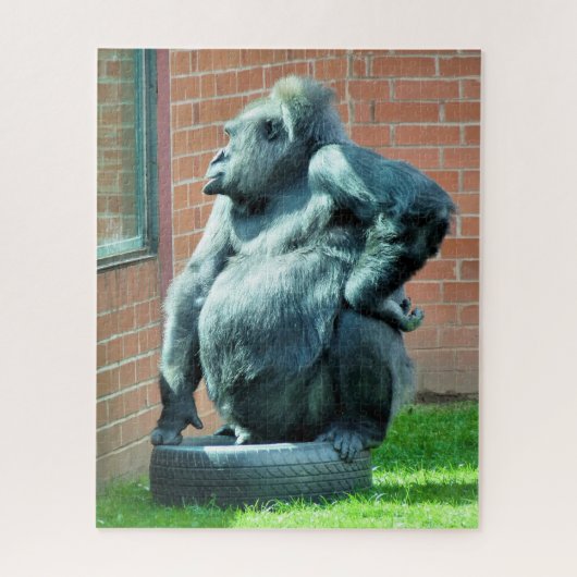 PUZZLE CUTE GORILLA (Vertical)